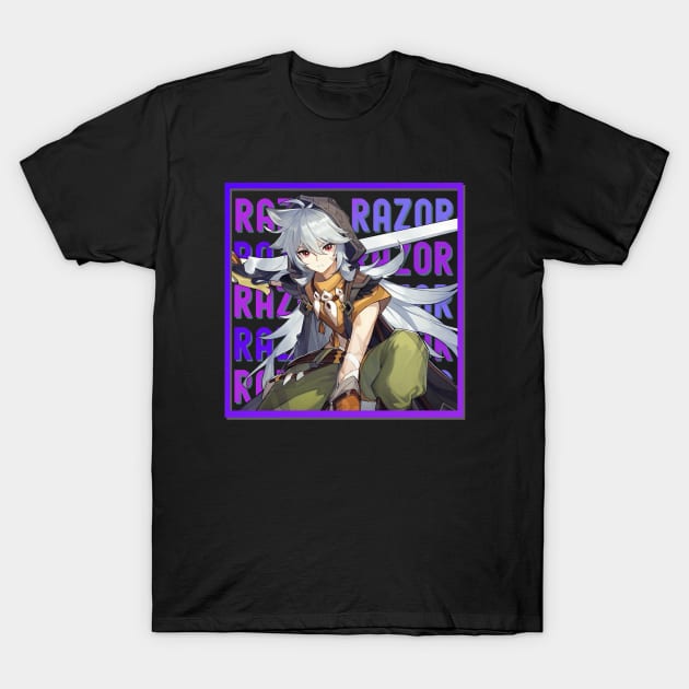 Genshin Impact Razor T-Shirt by ctrlzie